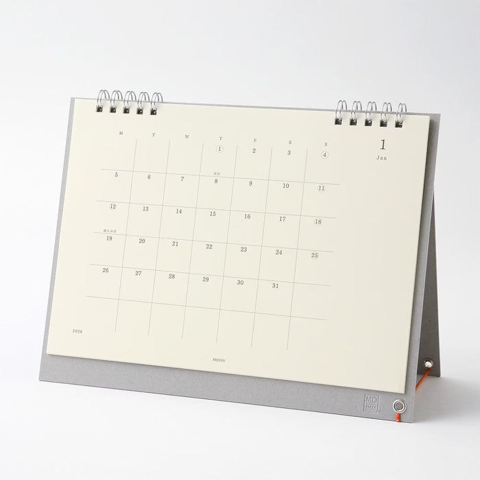 MD 2026 Calendar - Weekly Desk Calendar, detail view of the design.