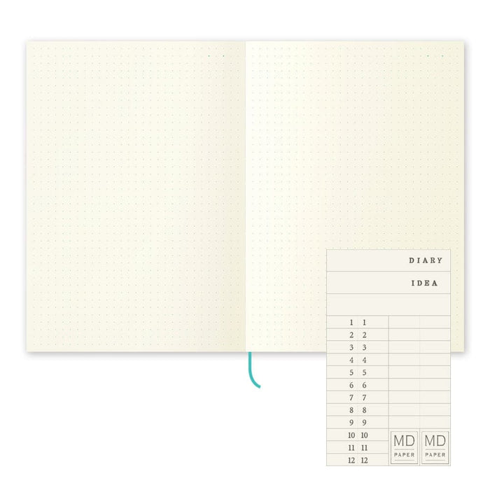 Midori MD Notebook Journal - A5 - Dot Grid - The Journal Shop