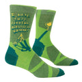 Men's Crew Socks - Fucking Beautiful Lawn