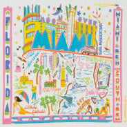 Miami Dish Towel
