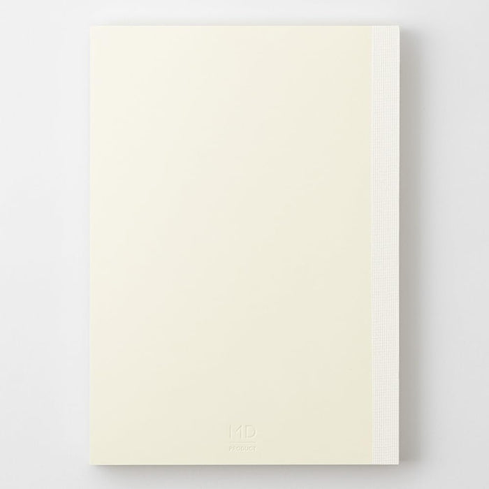 Back view of Midori MD Notebook A5 Grid with clean minimalist cover.