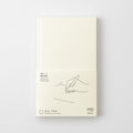 Midori MD Notebook Shinsho B6 Slim Plain with minimalist cream cover and subtle MD branding.