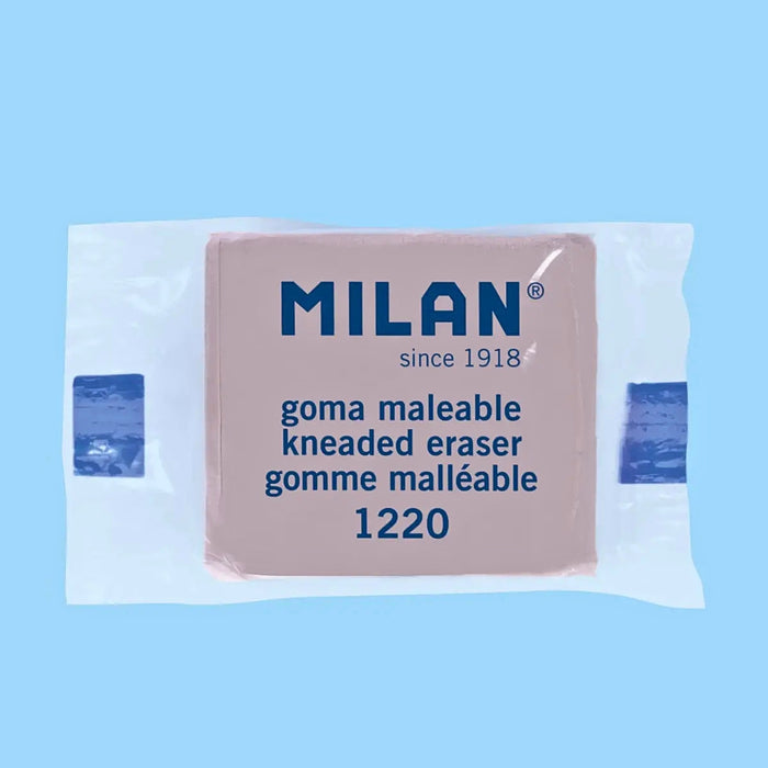 Milan Kneadable Erasers 1220 single eraser in packaging with label visible