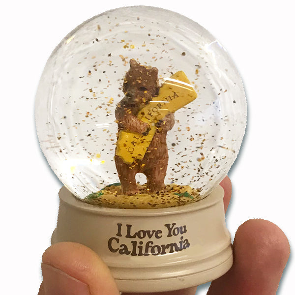 Mini CA Bear Hug Water Globe