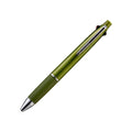 Olive Green - Mitsubishi Uni Jetstream 4&1 multi-function pen with 0.5mm ballpoint and mechanical pencil.