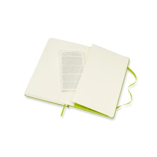 Moleskine Classic Notebook - Lemon Green, Pocket - Plain - The Journal Shop