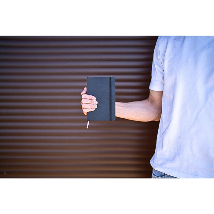 Moleskine Professional Art Sketchbook – A5, Black, Hardcover, shown from another angle.