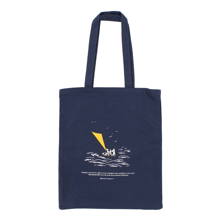 Moomin Canvas Tote Bag - Navy - The Journal Shop