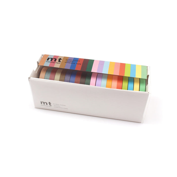 The Journal Shop - mt Masking Tape 20-Colour Set – Pastel, Dusty & Basic Shades.