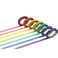 The Journal Shop - mt Rainbow Set (7 Thin Decorative Tapes) - 6mm