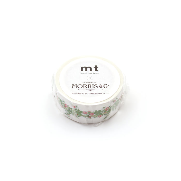 mt x William Morris Washi Tape - Rambler - 20mm, shown from another angle.