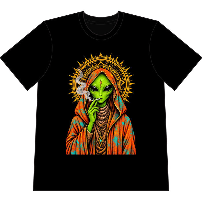 Mystic Alien Smoke Tee | Heavyweight Vintage Graphic T-Shirt