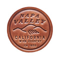 Napa Valley Leather Coaster
