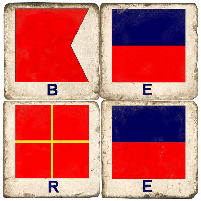 Nautical Beer Drink Coasters