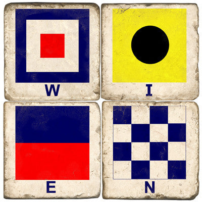 Nautical Wine Drink Coasters