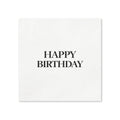 Navy Happy Birthday Napkins, 50-Pack, 3-ply, Birthday Party Decor