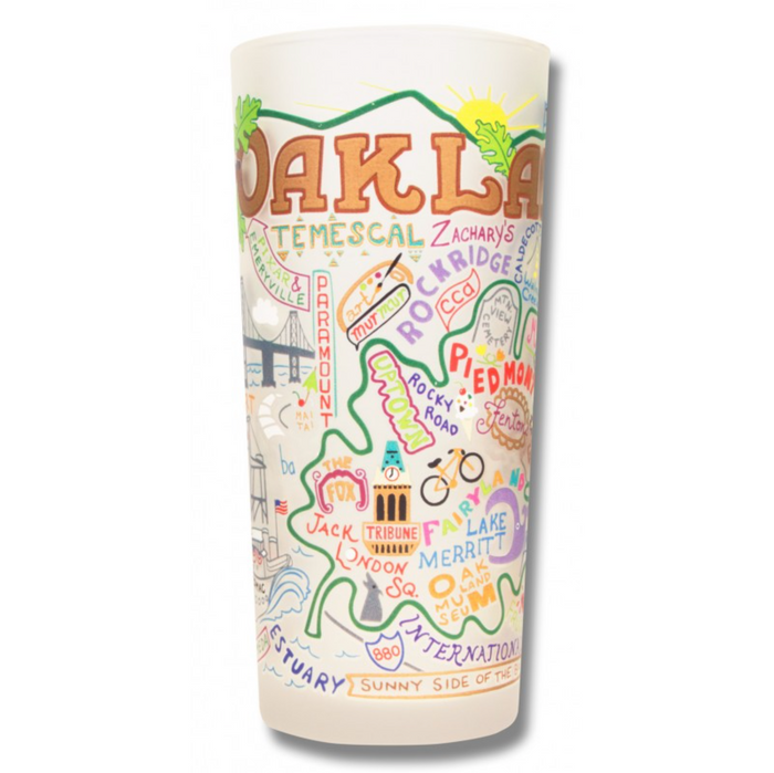 Oakland Frosted Glass Tumbler