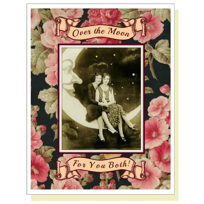 Over the Moon Card