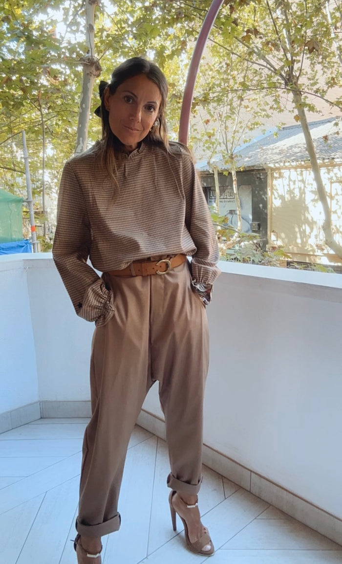 Pantalón “cupido” camel