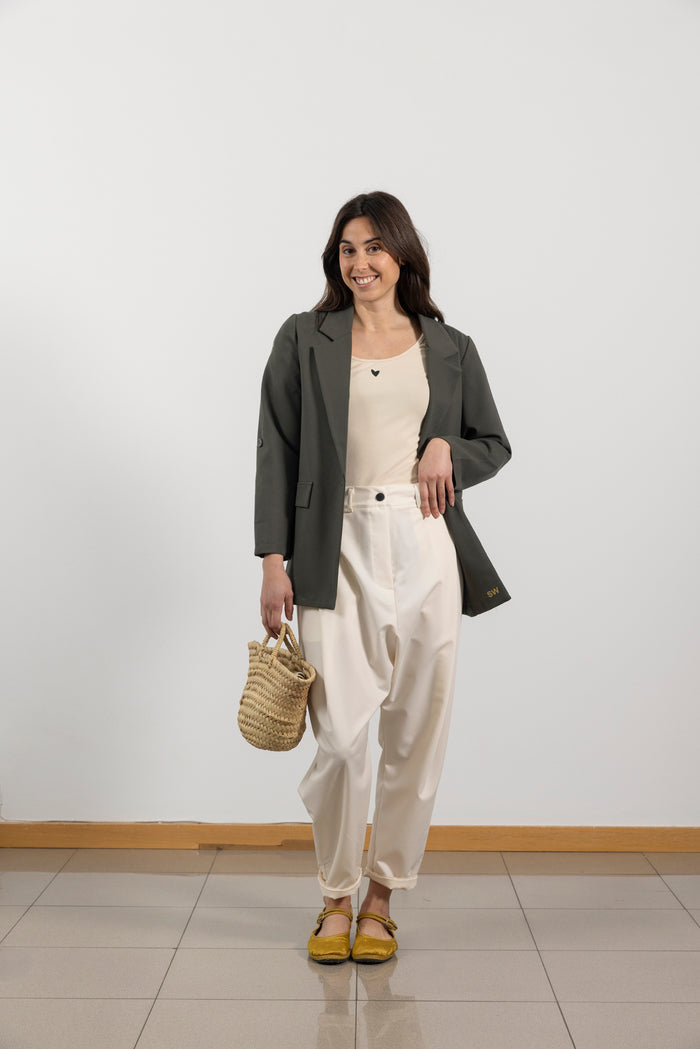 Pantalón “cupido” crema