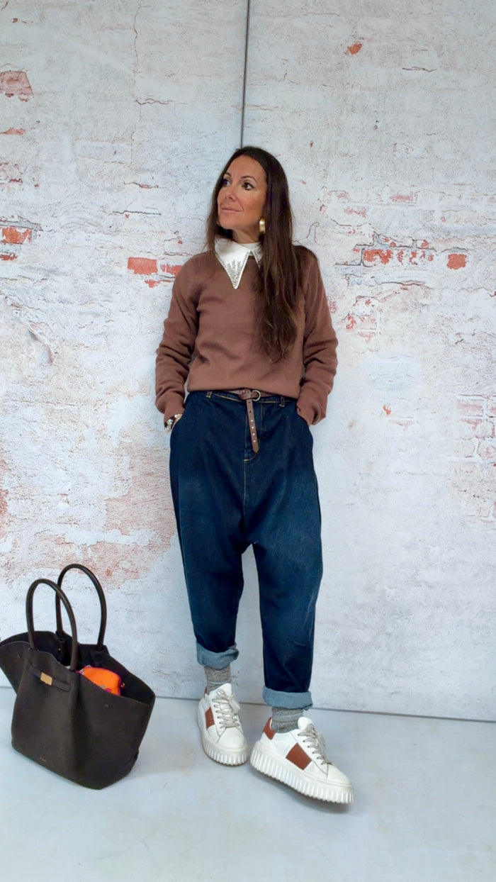 Pantalón “cupido” vaquero dark blue