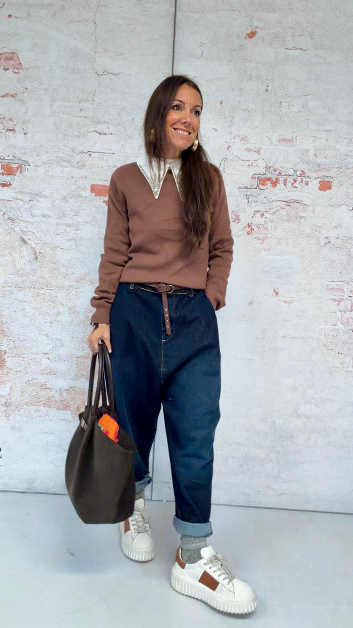 Pantalón “cupido” vaquero dark blue