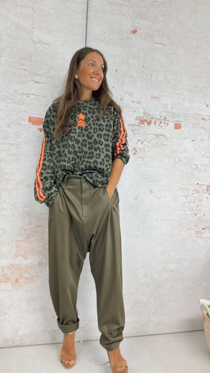 Pantalón "cupido" verde, talla única, unisex