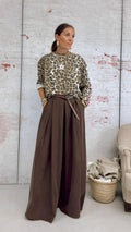 Pantalón "flight" brown, talla única