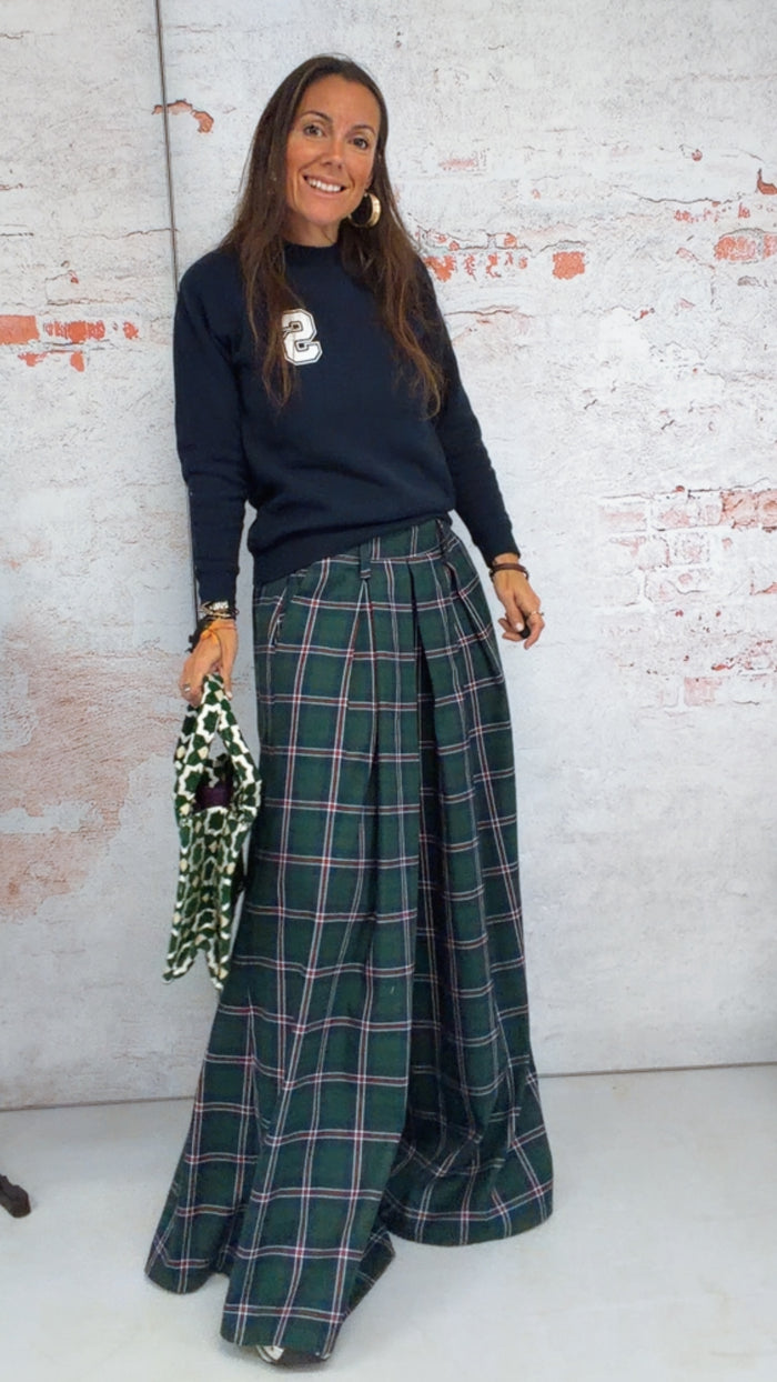Pantalón "flight" Slow Fashion verde, colección flight