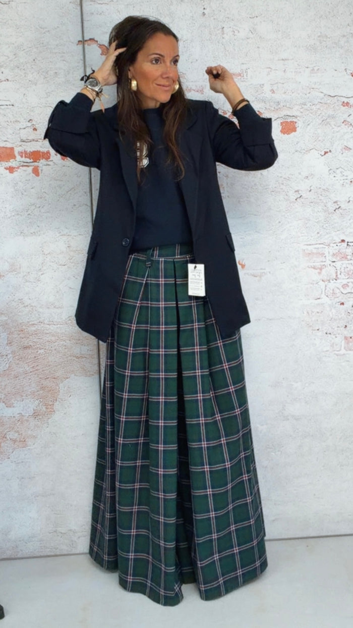 Pantalón "flight" Slow Fashion, verde — vista detalle