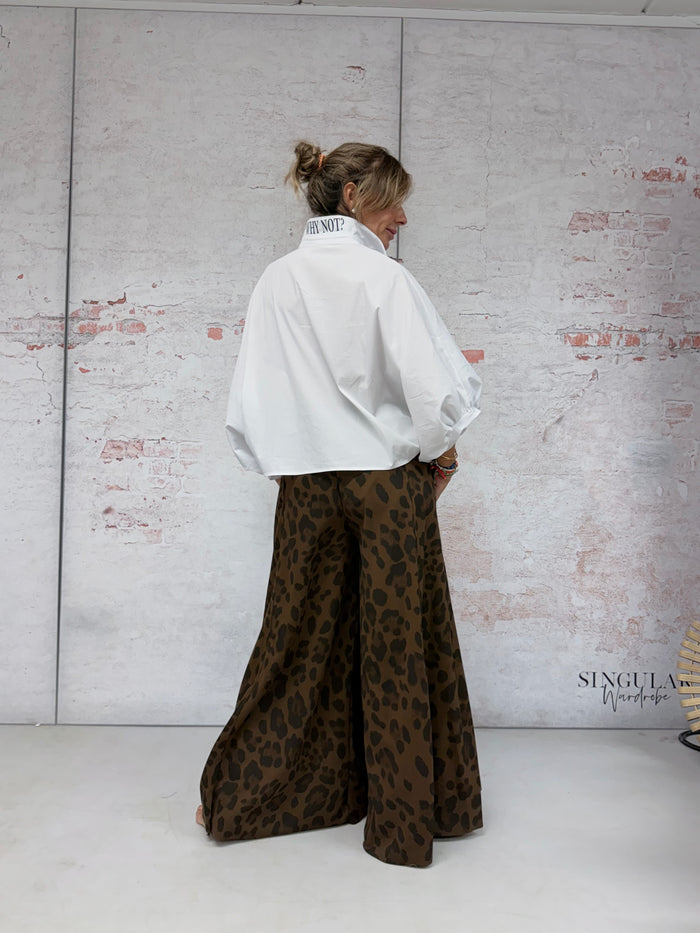 Pantalón “Leopard Wild Dark & orange”