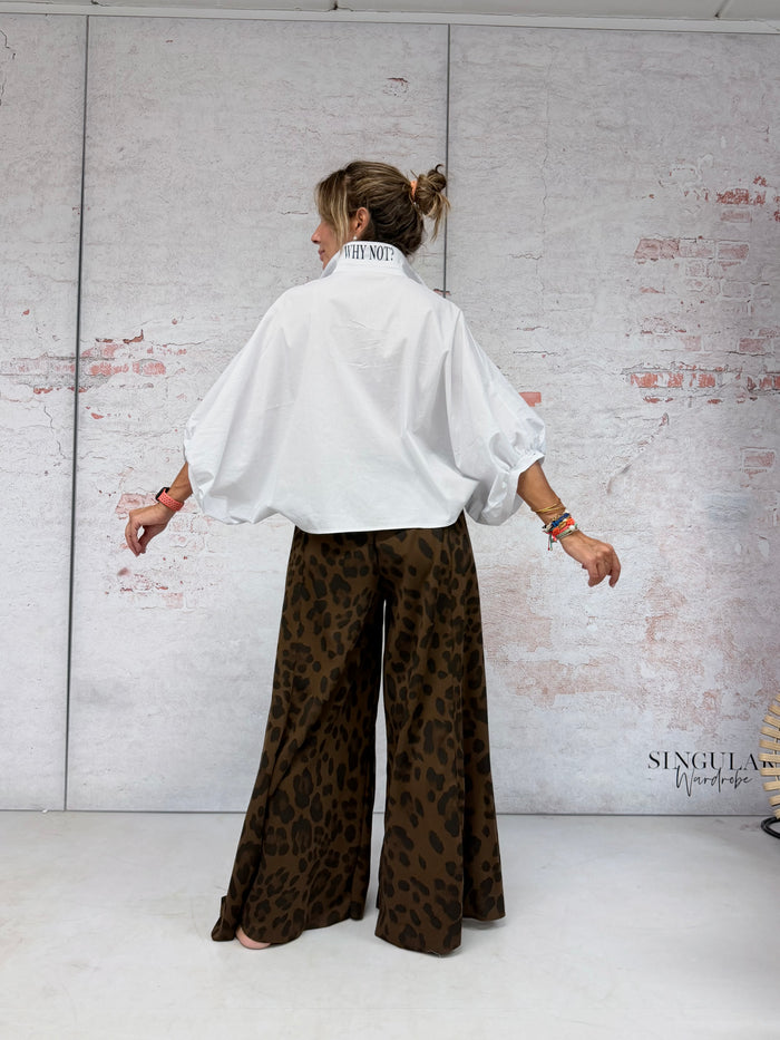 Pantalón “Leopard Wild Dark & orange”