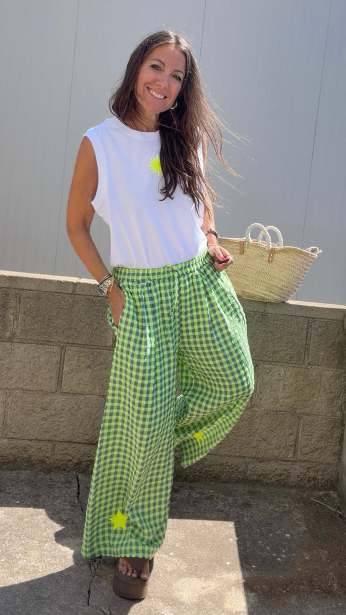 Pantalón “Palazzo Limoncello”