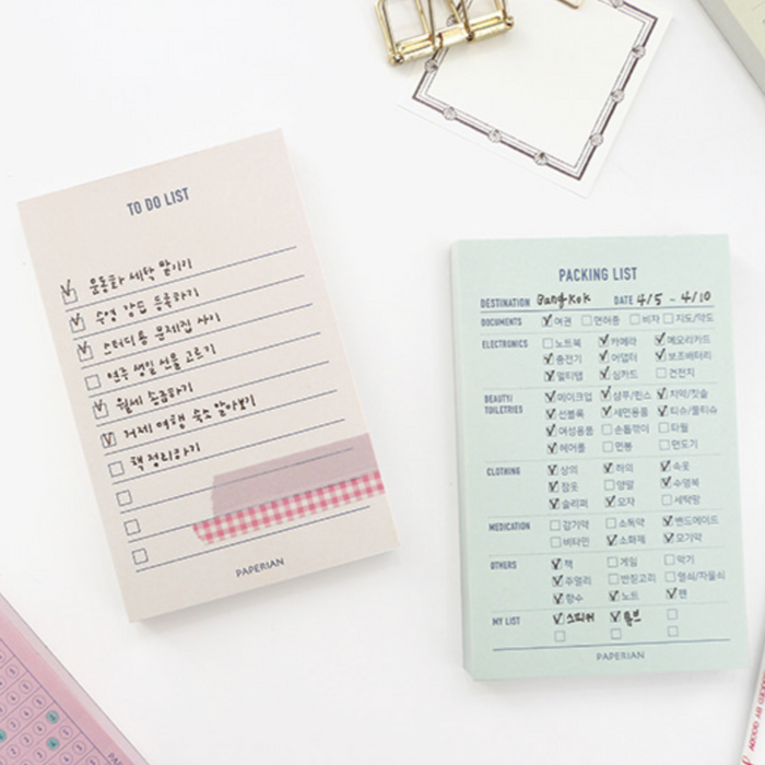 Paperian Make-A-Memo Memopad [24 styles] - The Journal Shop