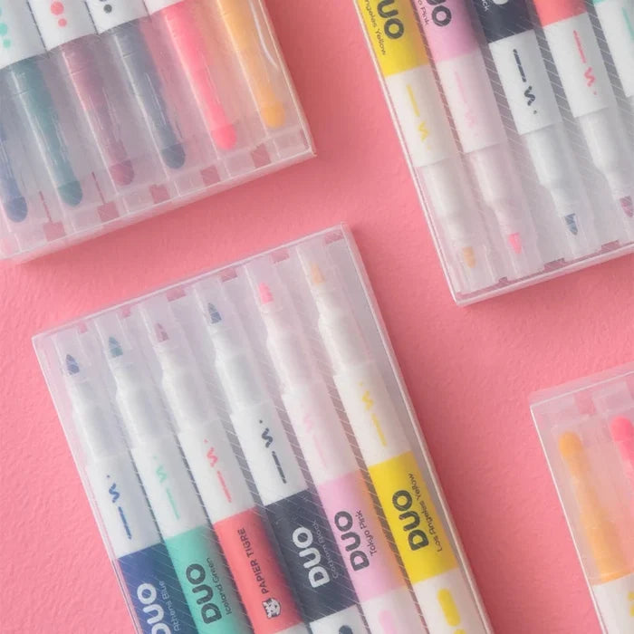 Papier Tigre Duo Felt Pens Set, shown from another angle.
