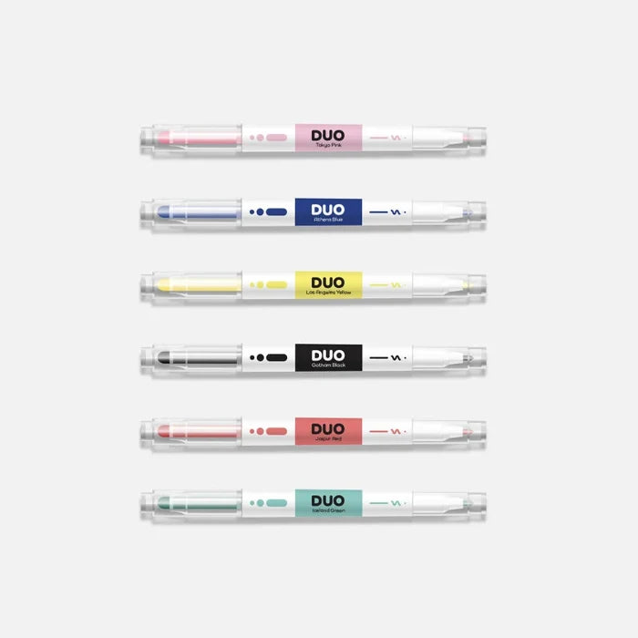 Papier Tigre Duo Felt Pens Set, alternate angle.