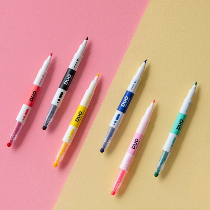 Papier Tigre Duo Felt Pens Set, front view.