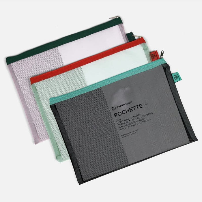 Papier Tigre Mesh Pocket [Large] - The Journal Shop