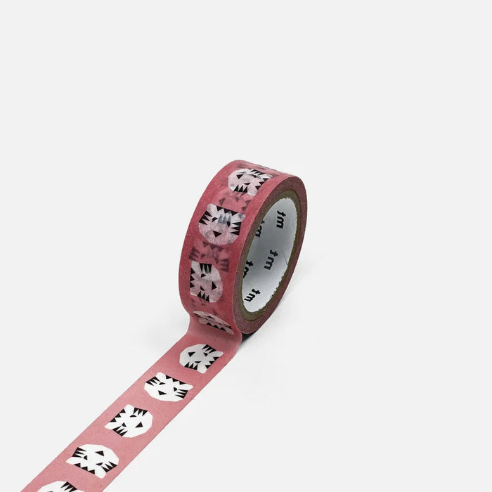 Papier Tigre Tigre Rose masking tape roll.