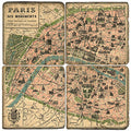 Paris Map Coasters