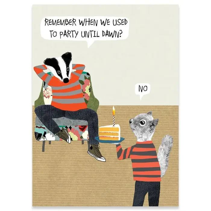 Party Until Dawn Card