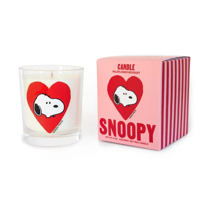 Peanuts Candle - Snoopy Heart