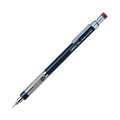 0.3mm - Pentel Graphlet Sharpie mechanical pencil in brown push button with metal clip and textured grip.