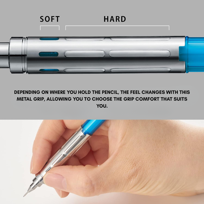 Pentel Metal 350 Mechanical Pencil, shown from another angle.