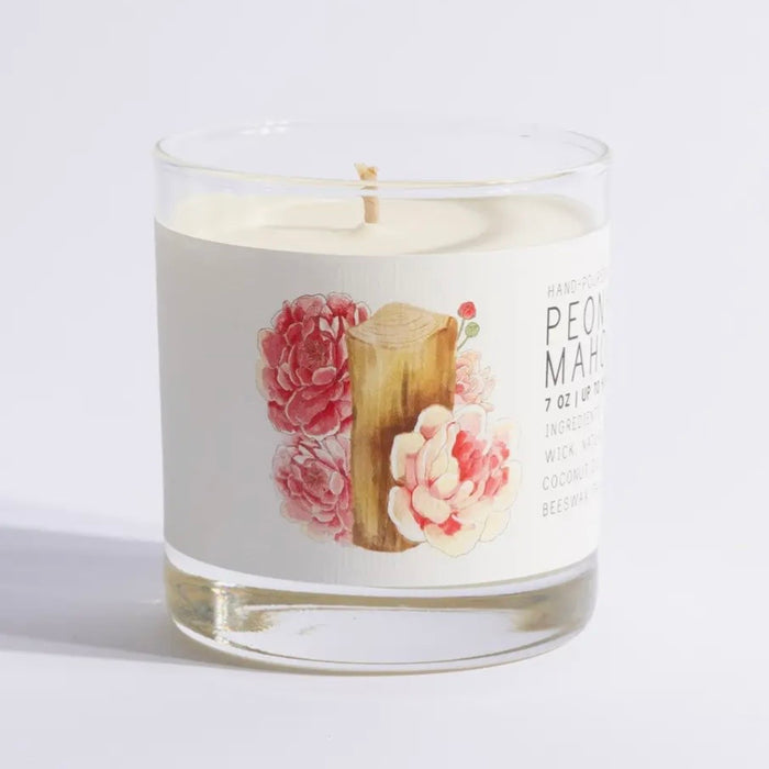 Peony & Mahogany Candle *non-toxic*