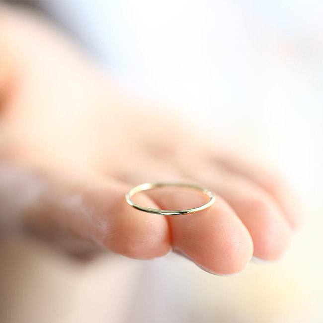 Platinum 1.2MM Plain Wedding Band  Ferkos Fine Jewelry