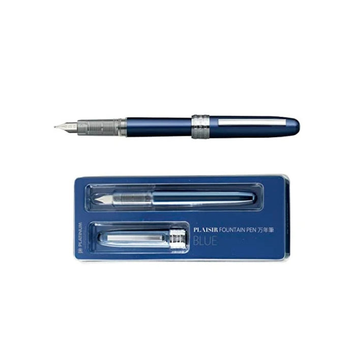 Platinum Plaisir Fountain Pen - Fine Nib, detail view of the design.