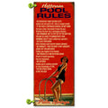 Pool Rules (Gal) Custom Sign
