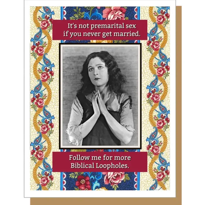 Premarital Sex Card