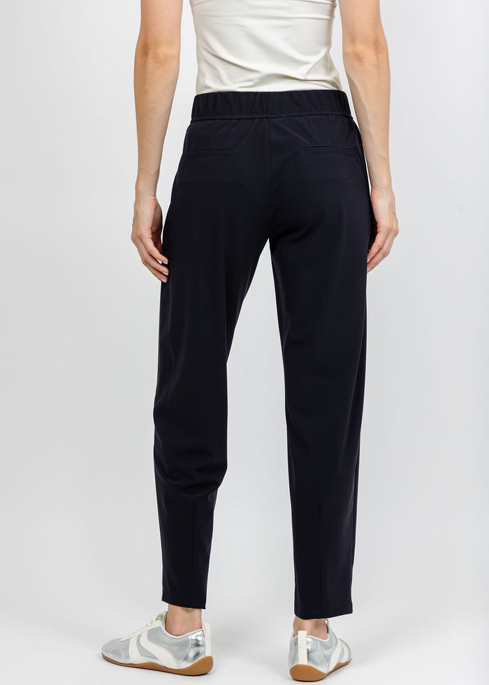 Elliott Lauren Prime Time Tapered Pant in Navy available at Barbara Katz
